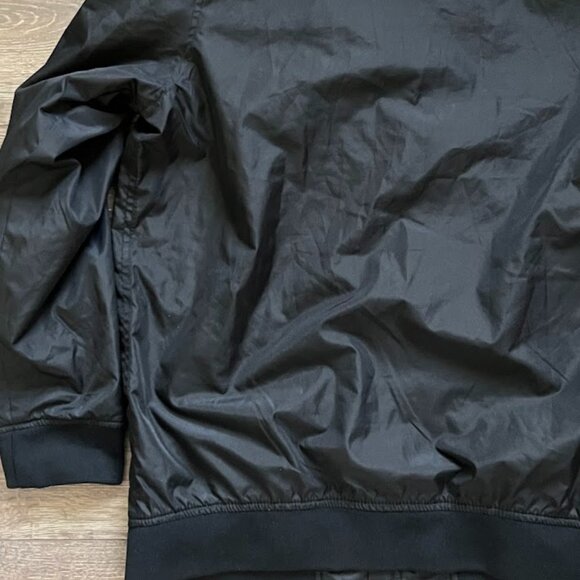 Old Navy Black Jersey Lined Long Sleeve Hooded Jacket Coat XXL (18) Plus - Picture 11 of 12